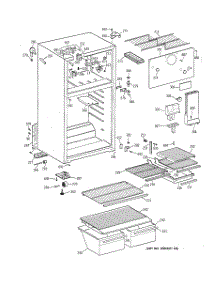 02 - Cabinet parts for Ge Refrigerator MTT16EAZBRAD from AppliancePartsPros.com