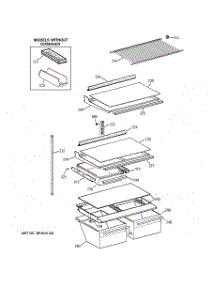 04 - Shelf Parts parts for Ge Refrigerator MTX18GAXRRWW from AppliancePartsPros.com