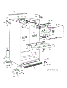 03 - Cabinet Parts parts for Ge Refrigerator MTG18GAYJRWW from AppliancePartsPros.com
