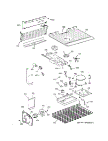 03 - Unit Parts parts for Ge Refrigerator CTX18CYBBRWW from AppliancePartsPros.com
