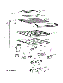 05 - Compartment Separator Parts parts for Ge Refrigerator CTX21BIXPRWW from AppliancePartsPros.com