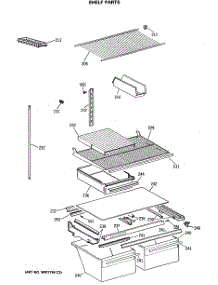 04 - Shelf Parts parts for Ge Refrigerator MTX21EASRRWH from AppliancePartsPros.com