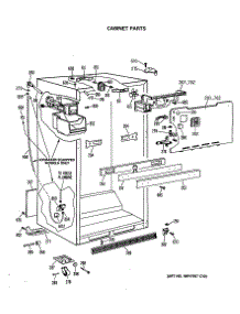 03 - Cabinet Parts parts for Ge Refrigerator TBC21JASNRAD from AppliancePartsPros.com