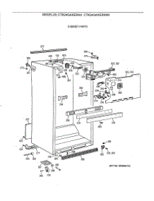 03 - Cabinet Parts parts for Ge Refrigerator CTK24GAXERWW from AppliancePartsPros.com