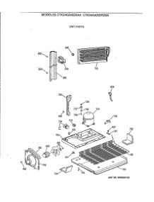 06 - Unit Parts parts for Ge Refrigerator CTK24GAXERWW from AppliancePartsPros.com
