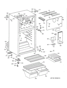 02 - Cabinet parts for Ge Refrigerator MTG16EYABRWH from AppliancePartsPros.com