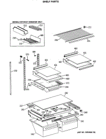 04 - Shelf Parts parts for Ge Refrigerator TBE21JASSRWH from AppliancePartsPros.com