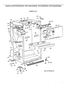 03 - Cabinet Parts parts for Ge Refrigerator MTX18GAXGRWW from AppliancePartsPros.com