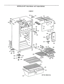02 - Cabinet parts for Ge Refrigerator MTT18EAYBRWH from AppliancePartsPros.com
