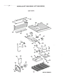 03 - Unit Parts parts for Ge Refrigerator MTT18EAYBRWH from AppliancePartsPros.com