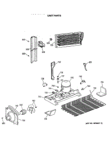 06 - Unit Parts parts for Ge Refrigerator TBC19JASPRAD from AppliancePartsPros.com