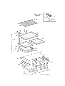 04 - Shelf Parts parts for Ge Refrigerator MTX21DIZKRWW from AppliancePartsPros.com