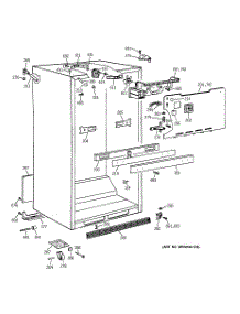 03 - Cabinet Parts parts for Ge Refrigerator MTX18BAXRRWH from AppliancePartsPros.com