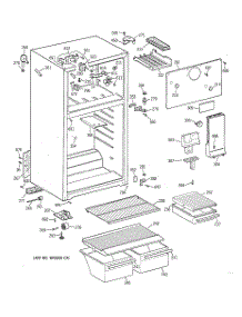 02 - Cabinet parts for Ge Refrigerator MTT14EAZBRAD from AppliancePartsPros.com