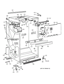 03 - Cabinet Parts parts for Ge Refrigerator MTI18GIZFRWW from AppliancePartsPros.com