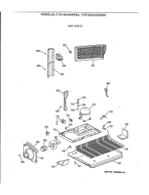 06 - Unit Parts parts for Ge Refrigerator CTK18GAXERAA from AppliancePartsPros.com