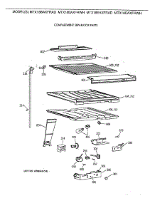 05 - Compartment Separator Parts parts for Ge Refrigerator MTX18EAXFRWH from AppliancePartsPros.com