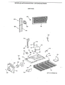 06 - Unit Parts parts for Ge Refrigerator MTX24GAXCRAA from AppliancePartsPros.com
