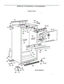 03 - Cabinet Parts parts for Ge Refrigerator CTK18GAXERWW from AppliancePartsPros.com
