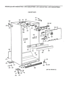 03 - Cabinet Parts parts for Ge Refrigerator MTX18BAXFRAD from AppliancePartsPros.com
