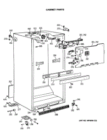 03 - Cabinet Parts parts for Ge Refrigerator MTX21BASMRAD from AppliancePartsPros.com
