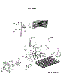 06 - Unit Parts parts for Ge Refrigerator MTX18BASARAD from AppliancePartsPros.com