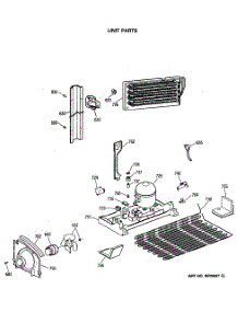 06 - Unit Parts parts for Ge Refrigerator MTX24GASKRWH from AppliancePartsPros.com