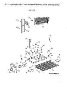 06 - Unit Parts parts for Ge Refrigerator MTX18BAXFRWH from AppliancePartsPros.com