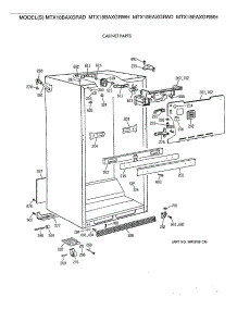 03 - Cabinet Parts parts for Ge Refrigerator MTX18BAXGRAD from AppliancePartsPros.com