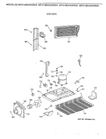 06 - Unit Parts parts for Ge Refrigerator MTX18BAXGRAD from AppliancePartsPros.com