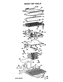 Unit parts for Ge Refrigerator TBF14SGB from AppliancePartsPros.com