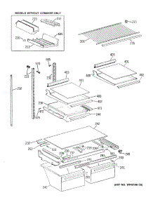 04 - Shelf Parts parts for Ge Refrigerator TBE24JATHRWH from AppliancePartsPros.com