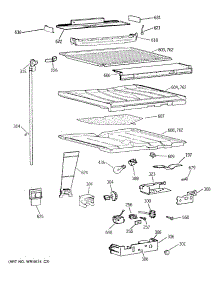 05 - Compartment Separator Parts parts for Ge Refrigerator TBE24JATHRWH from AppliancePartsPros.com