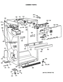 03 - Cabinet Parts parts for Ge Refrigerator MTX18GASGRWW from AppliancePartsPros.com