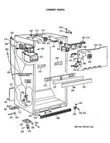 03 - Cabinet Parts parts for Ge Refrigerator MTX18GASARAD from AppliancePartsPros.com