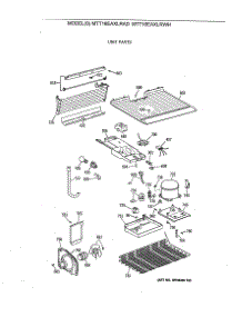 03 - Unit Parts parts for Ge Refrigerator MTT16EAXLRAD from AppliancePartsPros.com