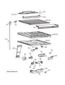 05 - Compartment Separator Parts parts for Ge Refrigerator MTX21EAZHRWW from AppliancePartsPros.com