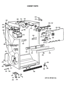 03 - Cabinet Parts parts for Ge Refrigerator MTX21GASMRWW from AppliancePartsPros.com
