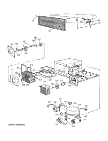 05 - Unit Parts parts for Ge Refrigerator BISB42ELD from AppliancePartsPros.com