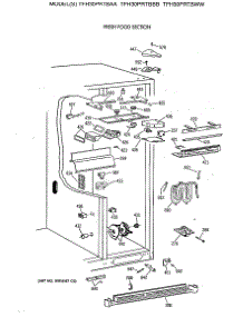 05 - Fresh Food Section parts for Ge Refrigerator TFH30PRTBAA from AppliancePartsPros.com
