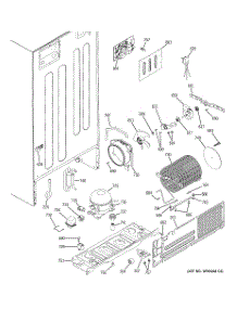 08 - Unit Parts parts for Ge Refrigerator GTS22QBNARWW from AppliancePartsPros.com
