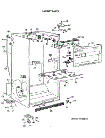 04 - Cabinet Parts parts for Ge Refrigerator TBX25PCSJLAA from AppliancePartsPros.com