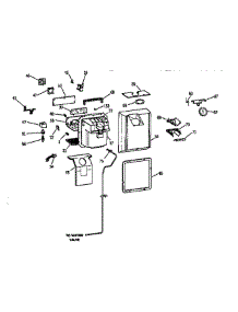 Dispenser parts for Ge Refrigerator TBX22PRYFFWW from AppliancePartsPros.com