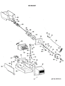 06 - Ice Bucket parts for Ge Refrigerator TBX25PCSJRWW from AppliancePartsPros.com