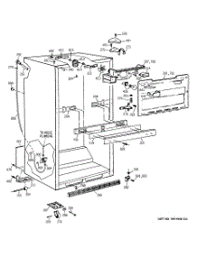 04 - Cabinet Parts parts for Ge Refrigerator TBX22PCXELBB from AppliancePartsPros.com