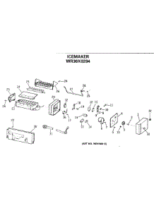 09 - Icemaker parts for Ge Refrigerator TBX22PCSNLWW from AppliancePartsPros.com