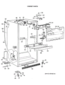 04 - Cabinet Parts parts for Ge Refrigerator TBX22PCSNLAA from AppliancePartsPros.com