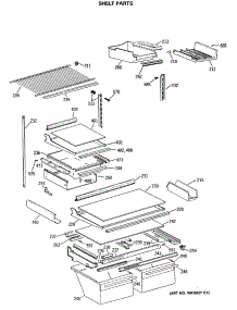 04 - Shelf Parts parts for Ge Refrigerator TBX19PATMRAA from AppliancePartsPros.com