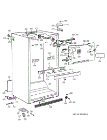 03 - Cabinet Parts parts for Ge Refrigerator TBX19PASNRAA from AppliancePartsPros.com