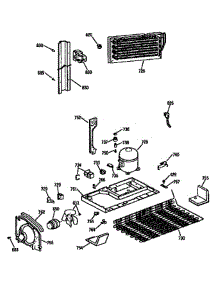 Unit Assembly parts for Ge Refrigerator TBX18JISJRWH from AppliancePartsPros.com